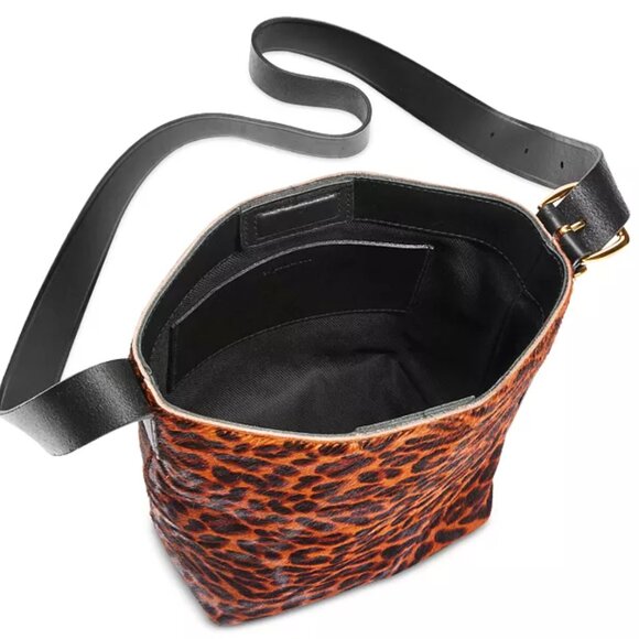Essentials Leopard Print Calf Hair Tote - Picture 3 of 5